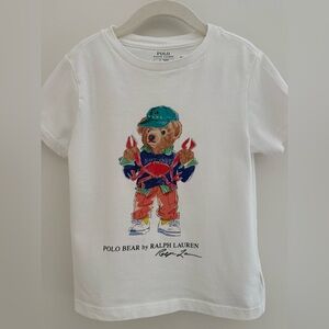 5T Graphic Tee and Shorts BUNDLE Polo Ralph Lauren Tee & Jcrew CrewCuts shorts